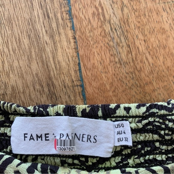 Fame & Partners Suraya Safari Citrus Jumpsuit Size 0 - Picture 12 of 16